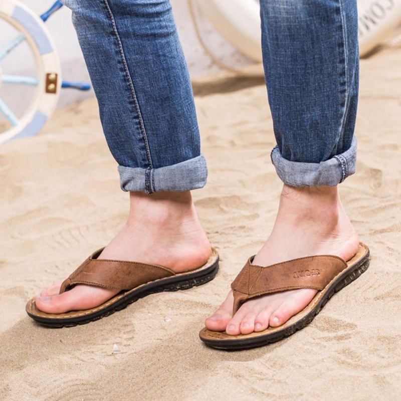 Sandaler Herre Flip Flops I Kolæder