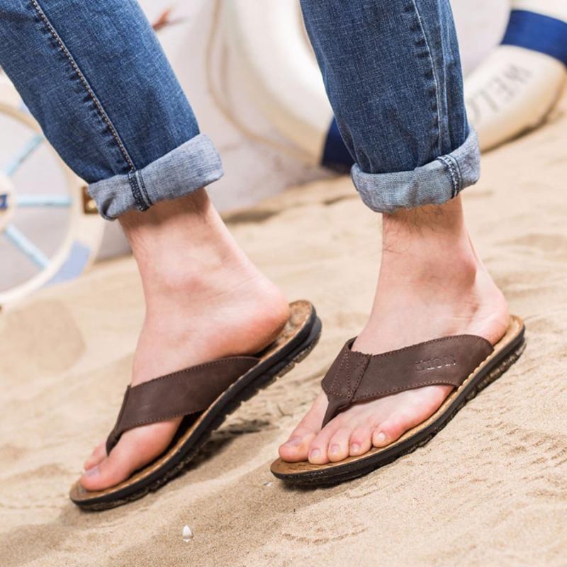 Sandaler Herre Flip Flops I Kolæder