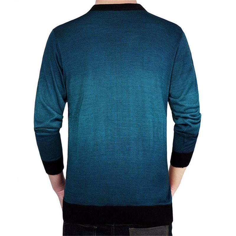 Herre Striktrøjer Cardigans Cashmere Pullover