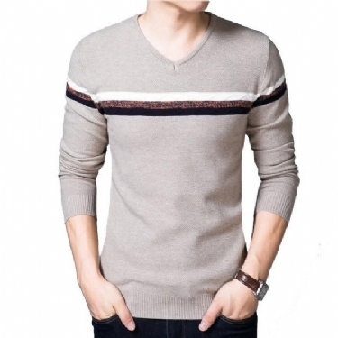 Striktrøjer Cardigans Herre Casual Homme Pullover