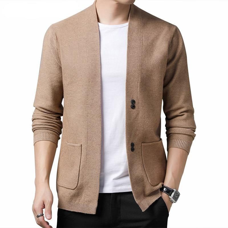 Striktrøjer Cardigans Herre Streetwear Fashion Cardigan