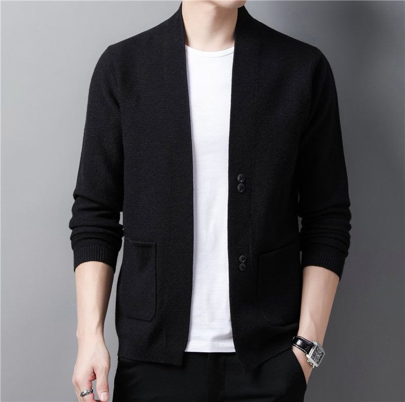 Striktrøjer Cardigans Herre Streetwear Fashion Cardigan