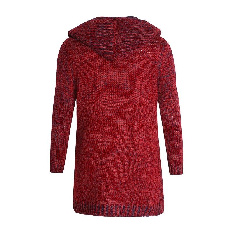 Striktrøjer Cardigans Herre Strikket Løs Sweater Cardigan