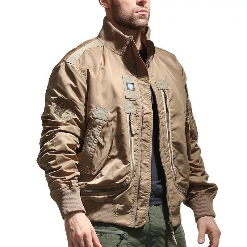 Herre Jakker Frakker Army Style Tactical Windbreaker-jakke