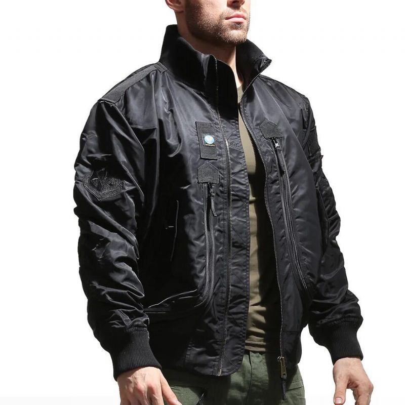 Herre Jakker Frakker Army Style Tactical Windbreaker-jakke