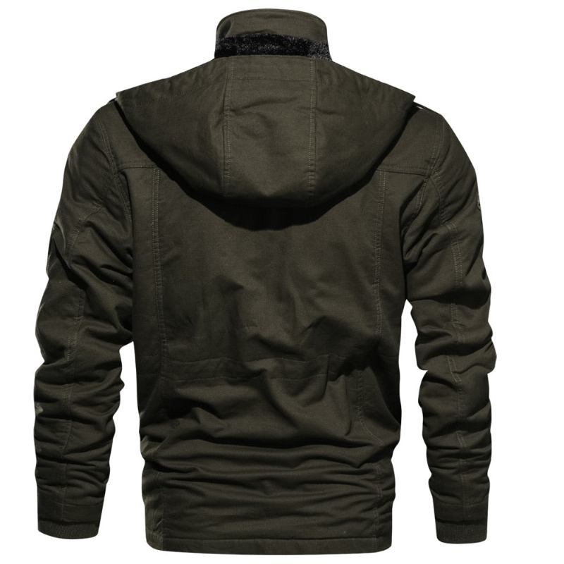 Herre Jakker Frakker Fleece Multi-pocket Stilfuld Josh Jakke