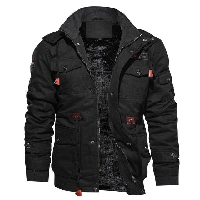 Herre Jakker Frakker Fleece Multi-pocket Stilfuld Josh Jakke