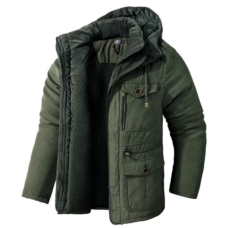 Herre Jakker Frakker Polar Winter Thicken Velvet Hooded Parka