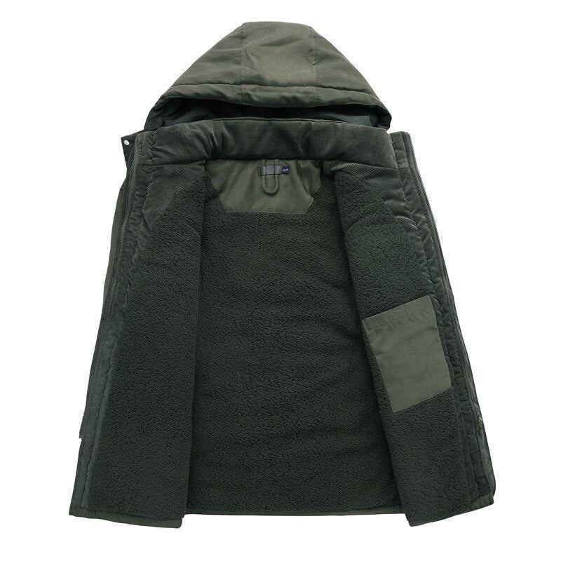 Herre Jakker Frakker Polar Winter Thicken Velvet Hooded Parka