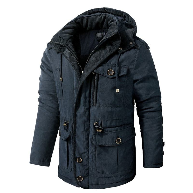 Herre Jakker Frakker Polar Winter Thicken Velvet Hooded Parka