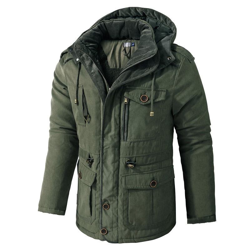 Herre Jakker Frakker Polar Winter Thicken Velvet Hooded Parka