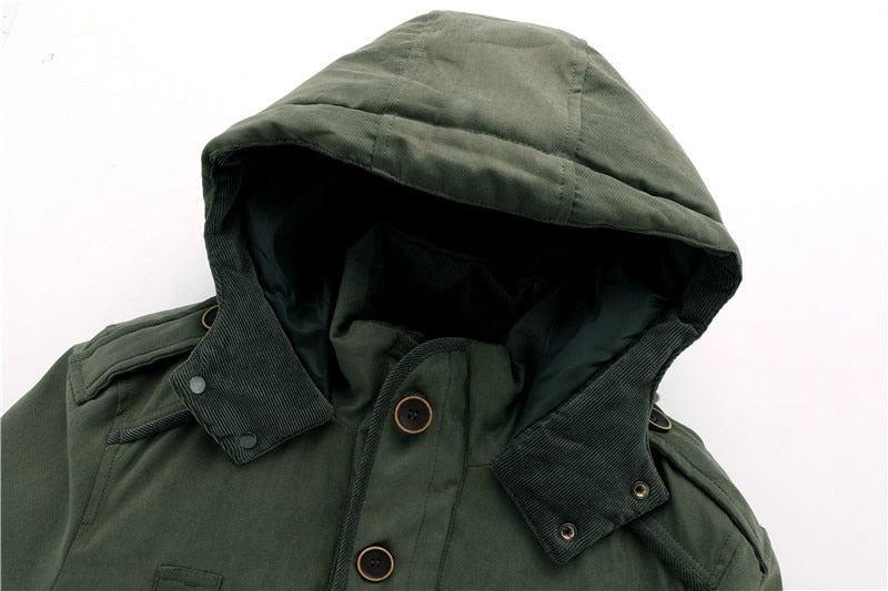 Herre Jakker Frakker Polar Winter Thicken Velvet Hooded Parka