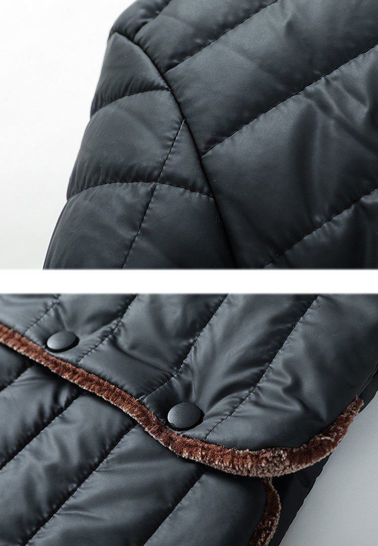 Herre Jakker Frakker Vinter Fleece Tykke Varme Parkas Frakker