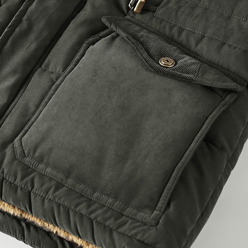 Herre Jakker Frakker Windbreaker Male Multi-pocket Parka