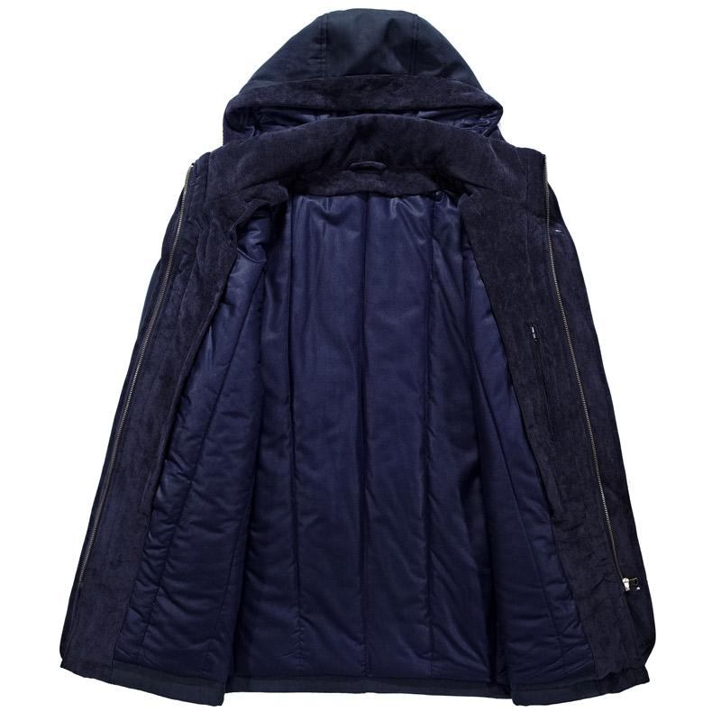 Herre Warm Heavy Wool Parka