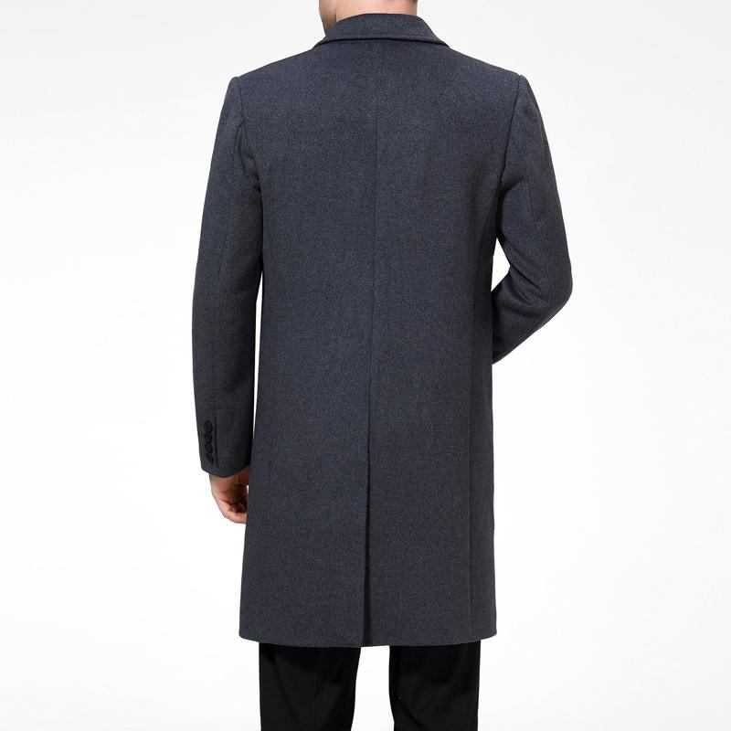 Jakker Frakker Herre Business-man Wool Blend Pea Overcoat