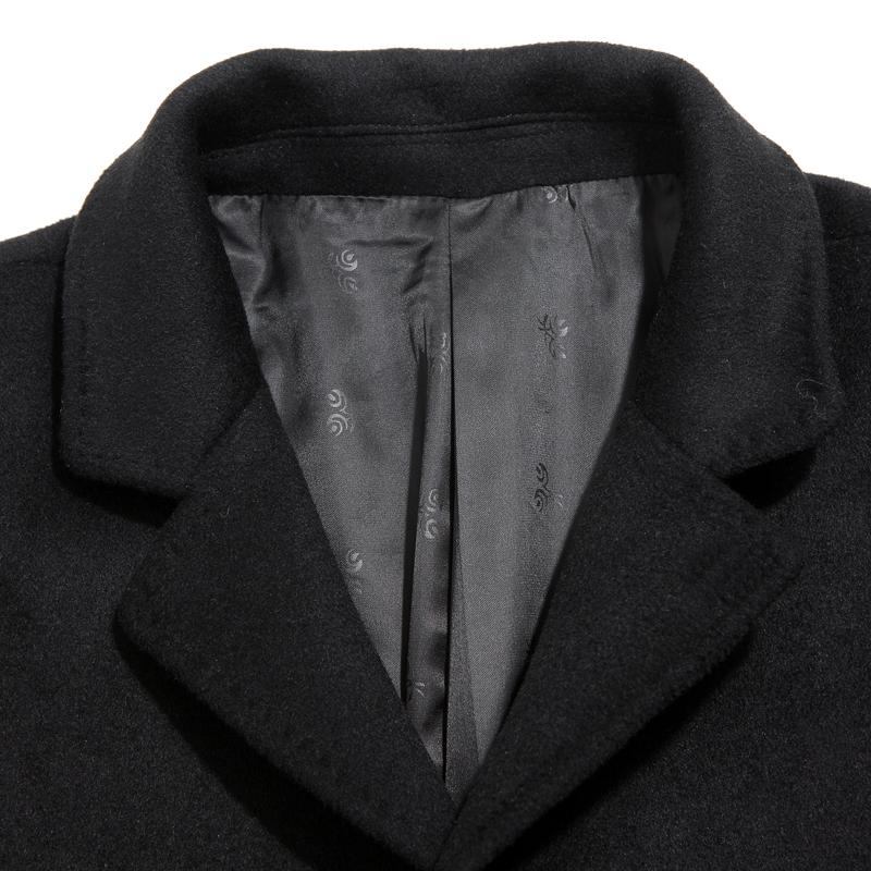 Jakker Frakker Herre Business-man Wool Blend Pea Overcoat