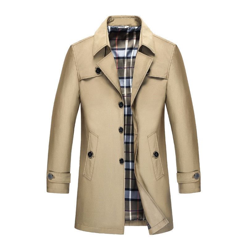 Jakker Frakker Herre Designer Business Trenchcoat