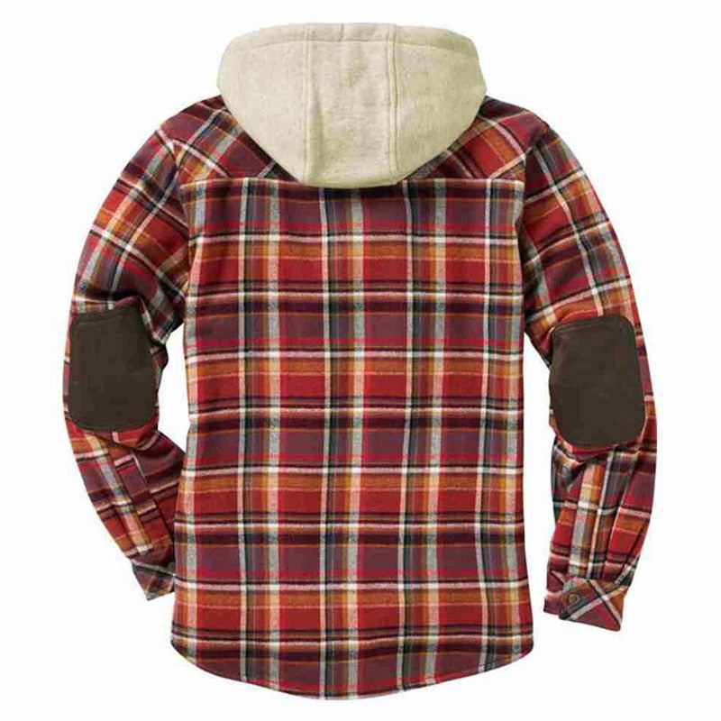 Jakker Frakker Herre Fleece Varm Albue Patch Cowboyjakke