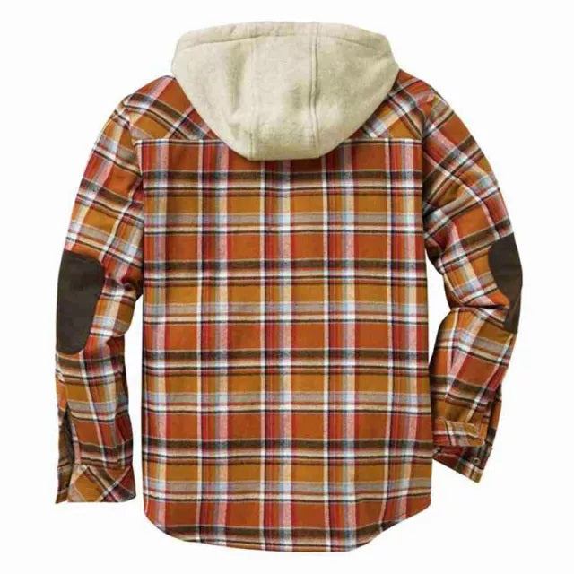 Jakker Frakker Herre Fleece Varm Albue Patch Cowboyjakke