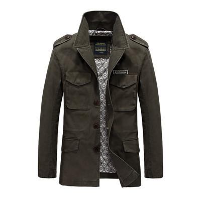 Jakker Frakker Herre Lang Sektion Mode Trenchcoat