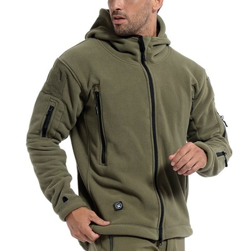 Jakker Frakker Herre Termisk Fleece Tactical Outdoor Sport Camping Jakke