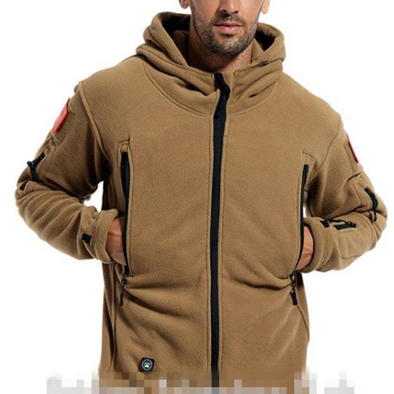 Jakker Frakker Herre Termisk Fleece Tactical Outdoor Sport Camping Jakke