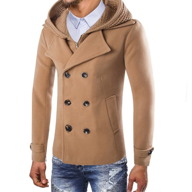 Jakker Frakker Herre Trench Outwear Solid Coat