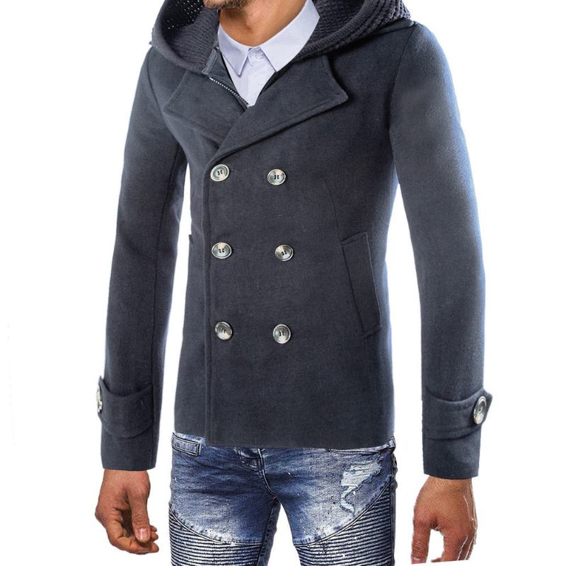 Jakker Frakker Herre Trench Outwear Solid Coat