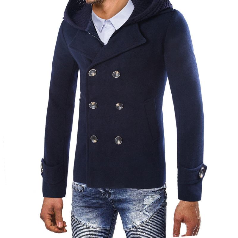 Jakker Frakker Herre Trench Outwear Solid Coat