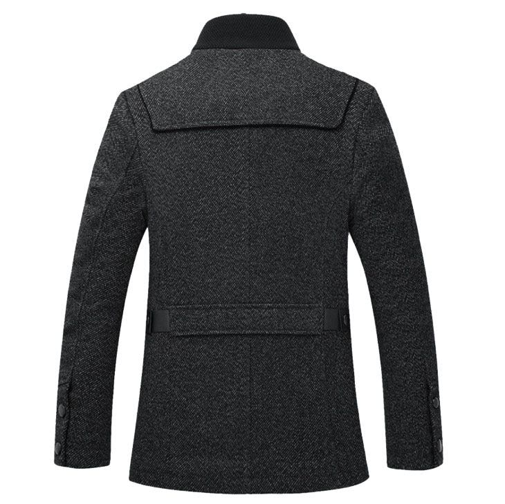 Jakker Frakker Herre Uld Mode Overtøj Pea Coat