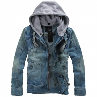 Herre Denim Jakker Thicken Cotton Jeansjakke