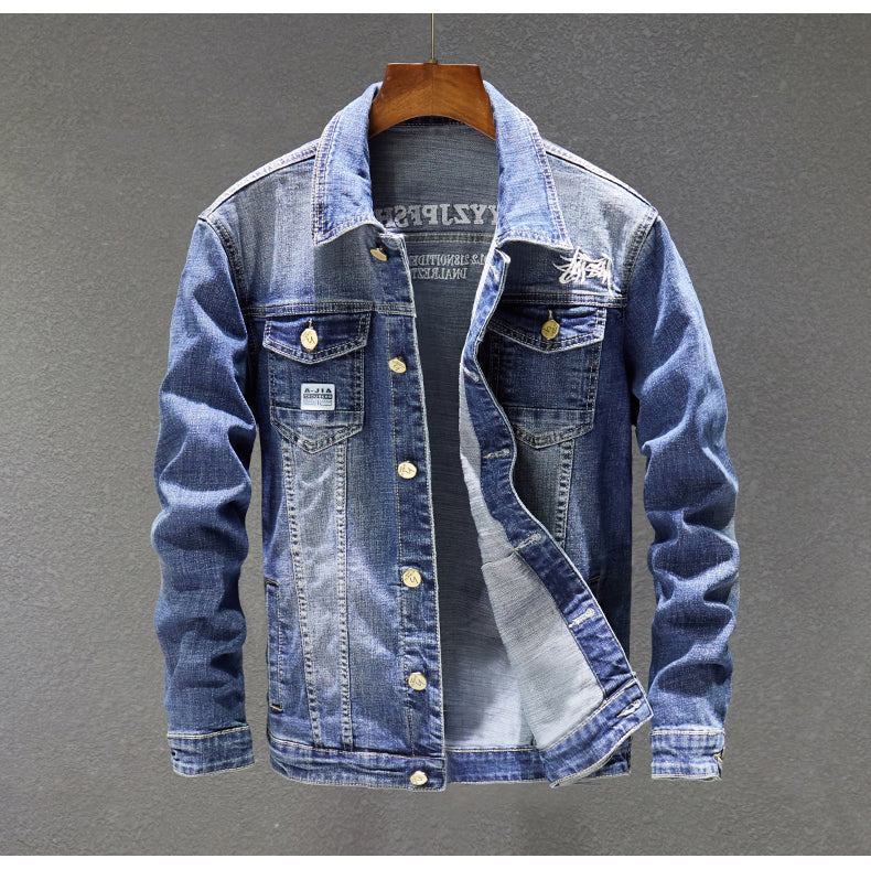 Herre Denim Jakker Trending Denimjakke