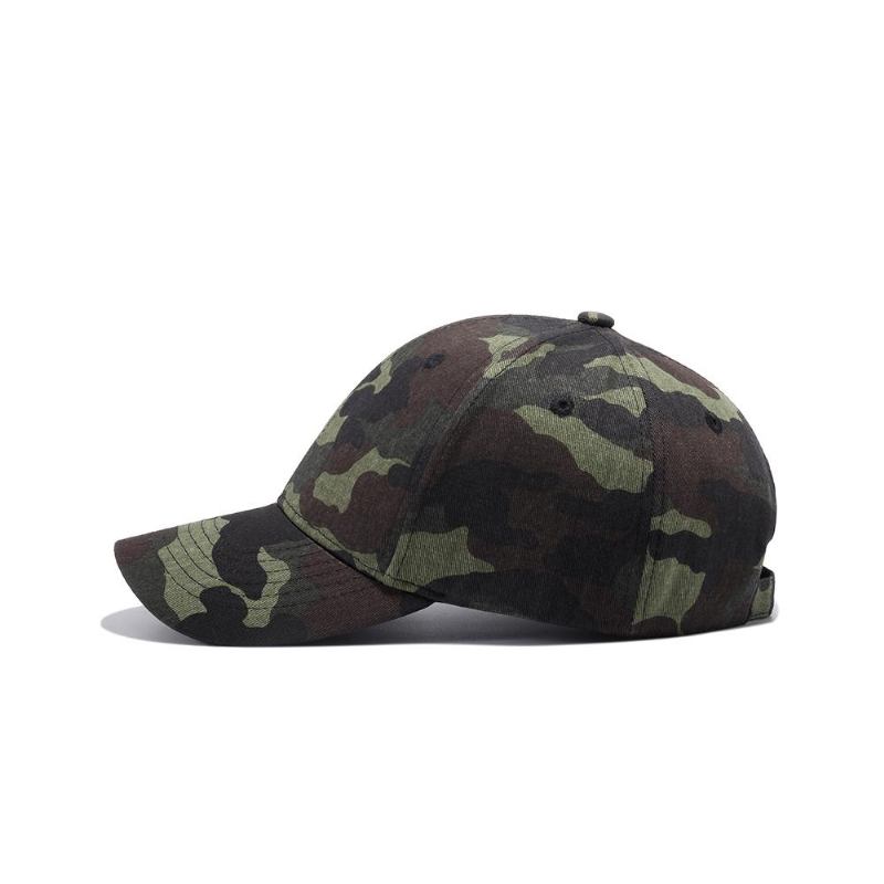 Herre Baseball Kasket Army Green Camouflage Baseballkasket