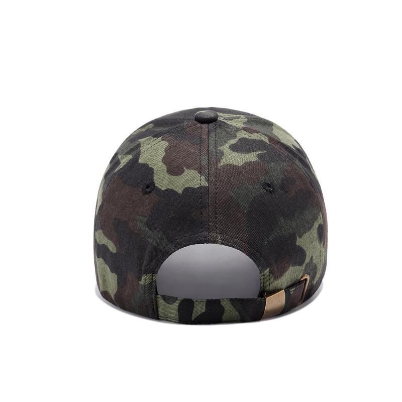 Herre Baseball Kasket Army Green Camouflage Baseballkasket