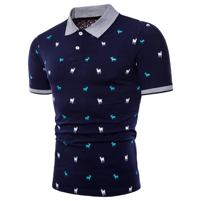 Herre Polo Skjorter Business Casual Poloskjorter