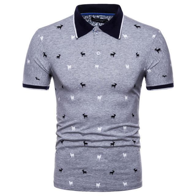 Herre Polo Skjorter Business Casual Poloskjorter