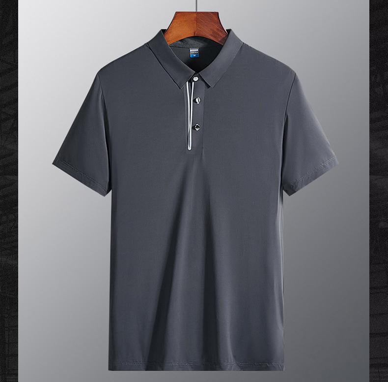 Herre Polo Skjorter V-hals Bambus Sport Poloshirt