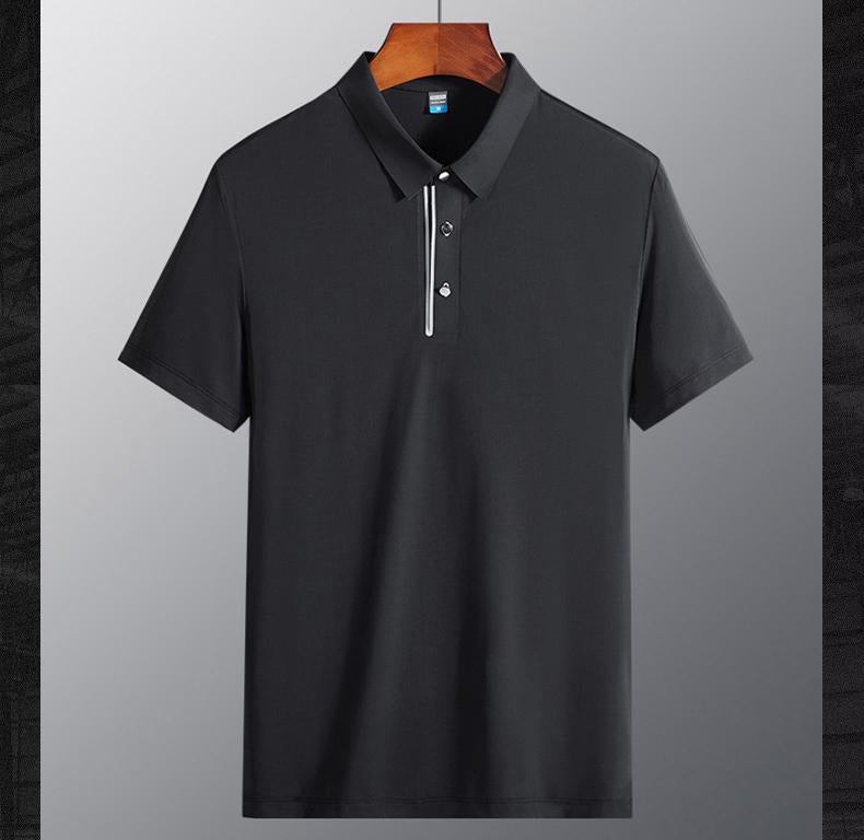 Herre Polo Skjorter V-hals Bambus Sport Poloshirt