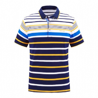 Polo Skjorter Herre Crazy Summer Stribet Poloshirt