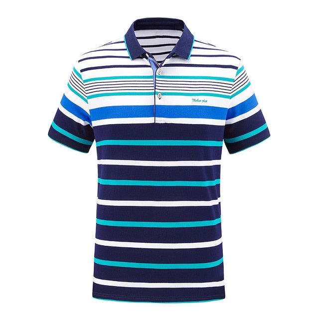 Polo Skjorter Herre Crazy Summer Stribet Poloshirt