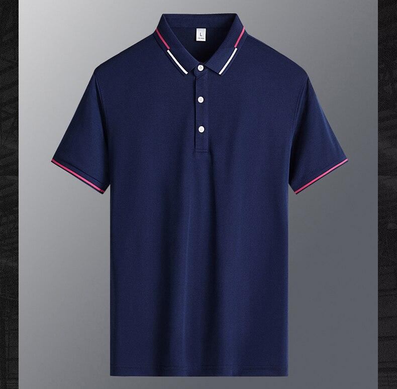 Polo Skjorter Herre Kortærmet Sommer Polo Afslappet Polo Shirt