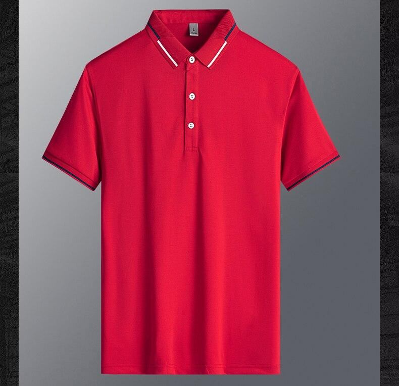 Polo Skjorter Herre Kortærmet Sommer Polo Afslappet Polo Shirt