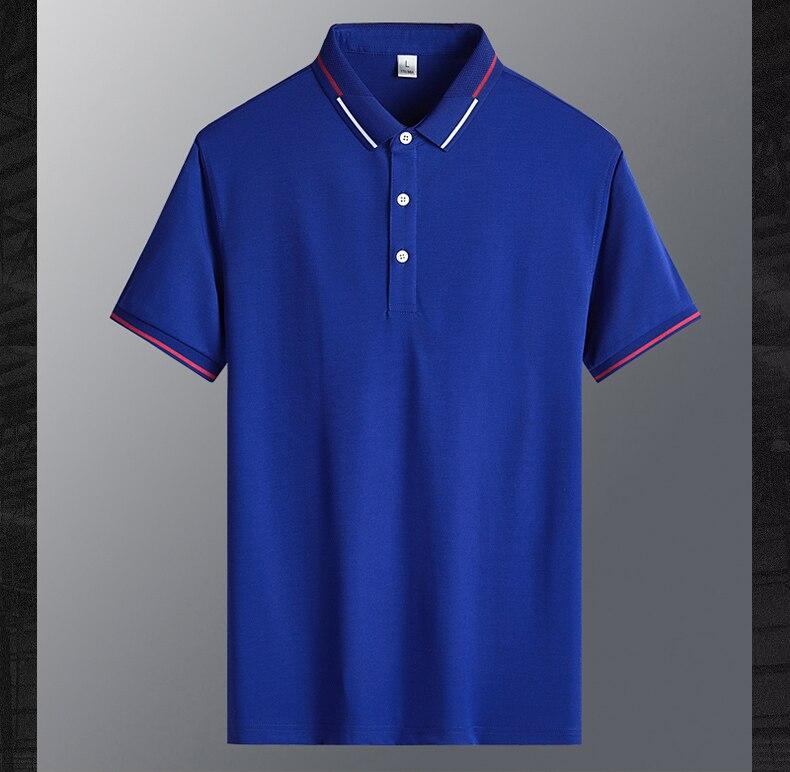 Polo Skjorter Herre Kortærmet Sommer Polo Afslappet Polo Shirt