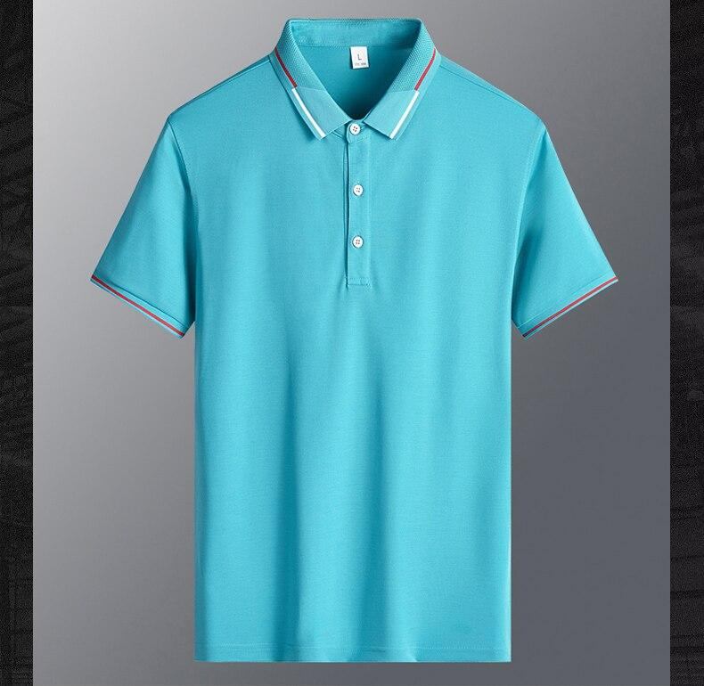 Polo Skjorter Herre Kortærmet Sommer Polo Afslappet Polo Shirt