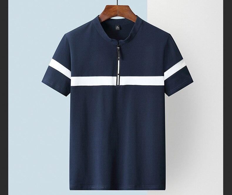 Polo Skjorter Herre Patchwork Chest Line Poloshirt