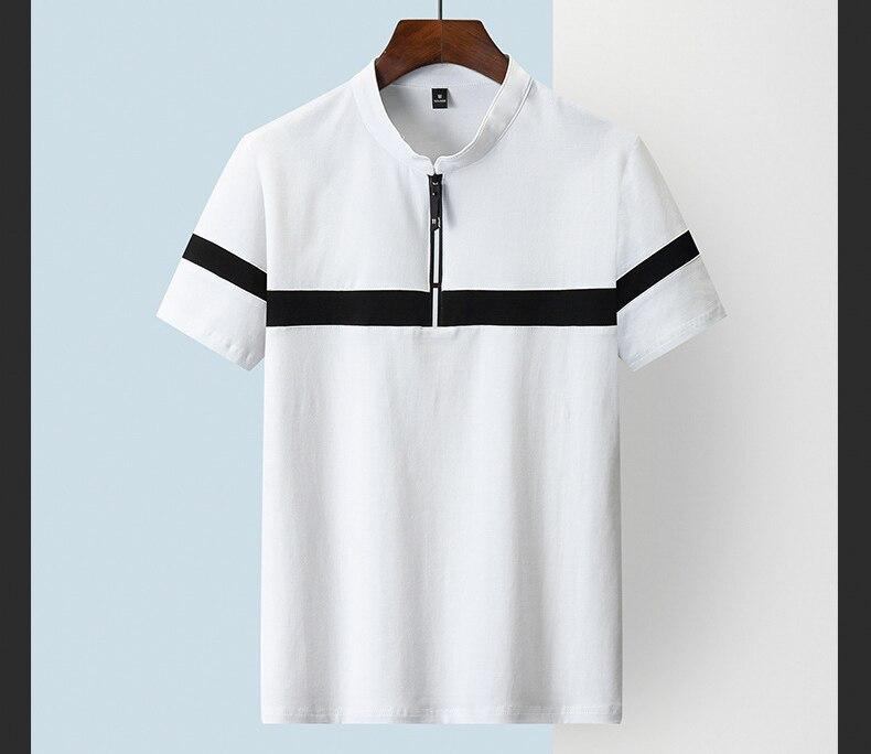 Polo Skjorter Herre Patchwork Chest Line Poloshirt