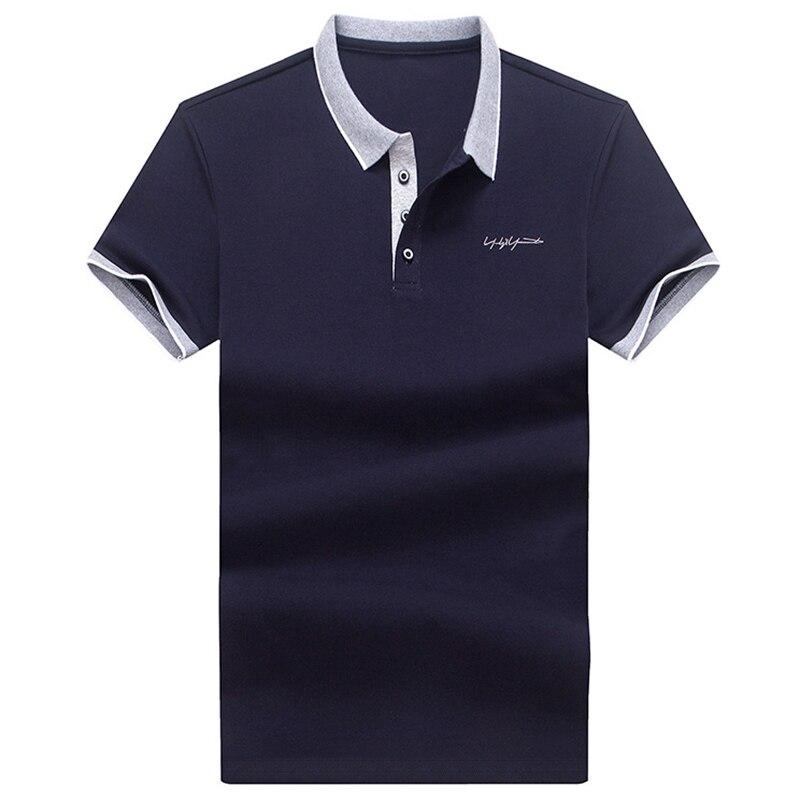 Polo Skjorter Herre Slim Fit Bomulds Poloshirt