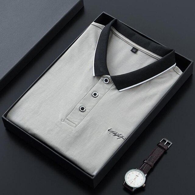 Polo Skjorter Herre Slim Fit Bomulds Poloshirt