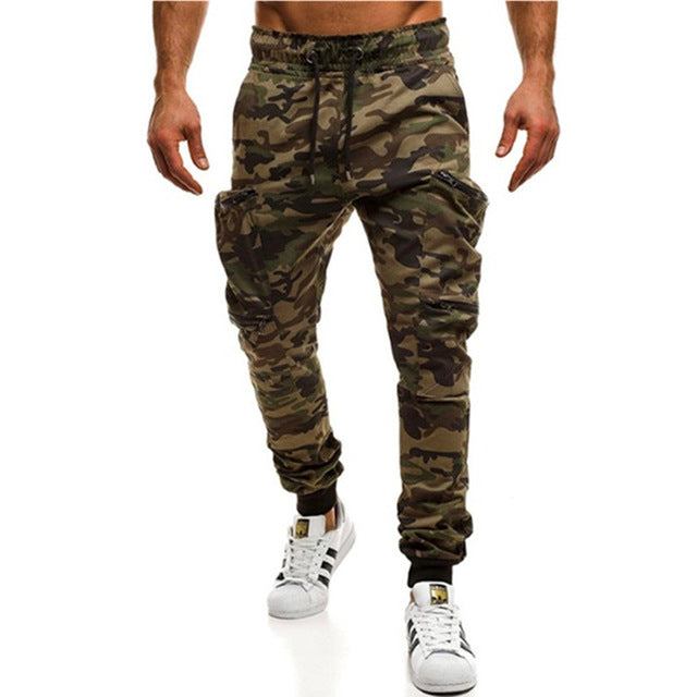 Bukser Herre Camo Cargo Joggers